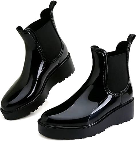 Amazon.com: Rain Boots With Zipper For Women.